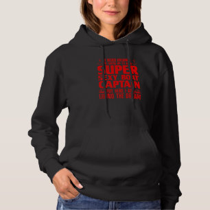 Boat Captain For Men Women Boating Boat Captain 1 Hoodie