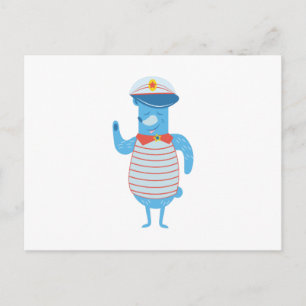 Boat Captain Postcard