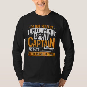 Boat Captain Yacht Boating Accessories for Men T-Shirt