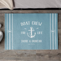 Boat Crew For Life Nautical Modern Custom Name