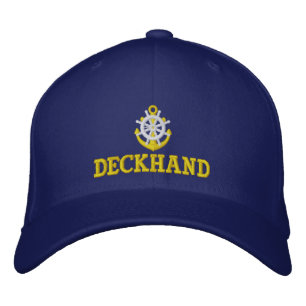 Boat crew sailors sailing embroidered hat
