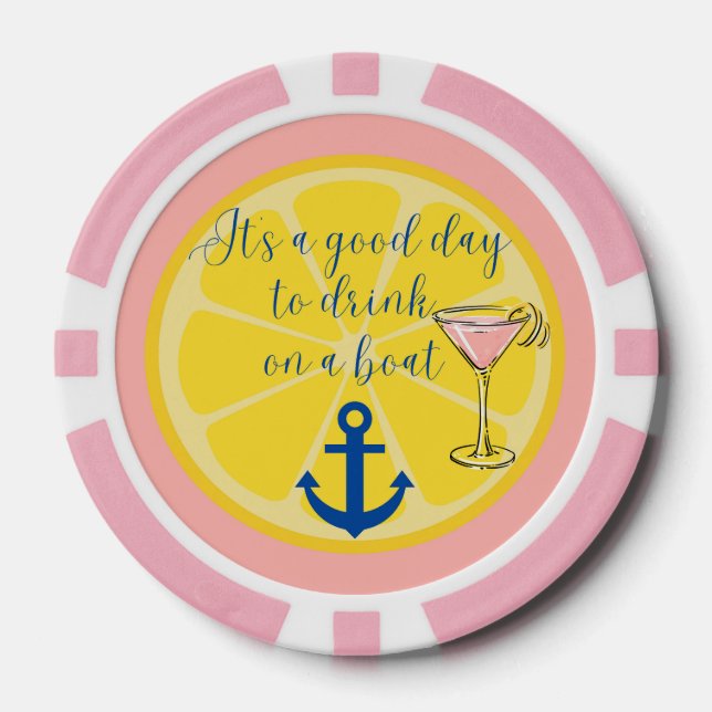 Boat Cruise Poker Chips (Front)
