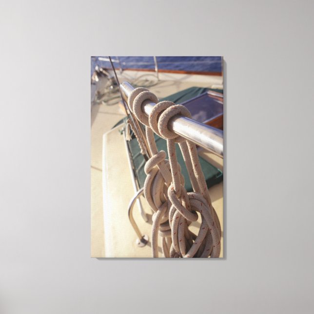 Boat Deck Canvas Print (Front)