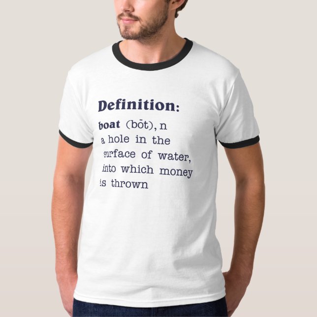 Boat Definition t-shirt (Front)