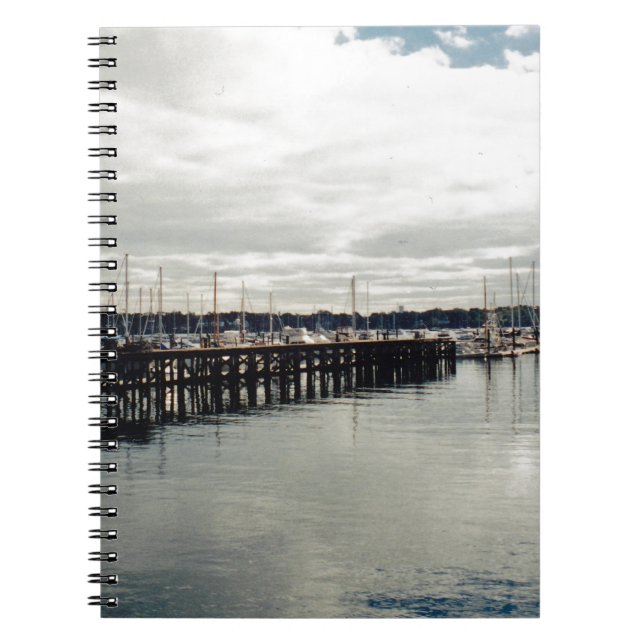 Boat Dock Spiral Notebook (Front)