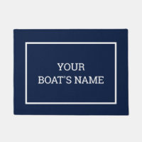 Boat Dock Welcome Mat