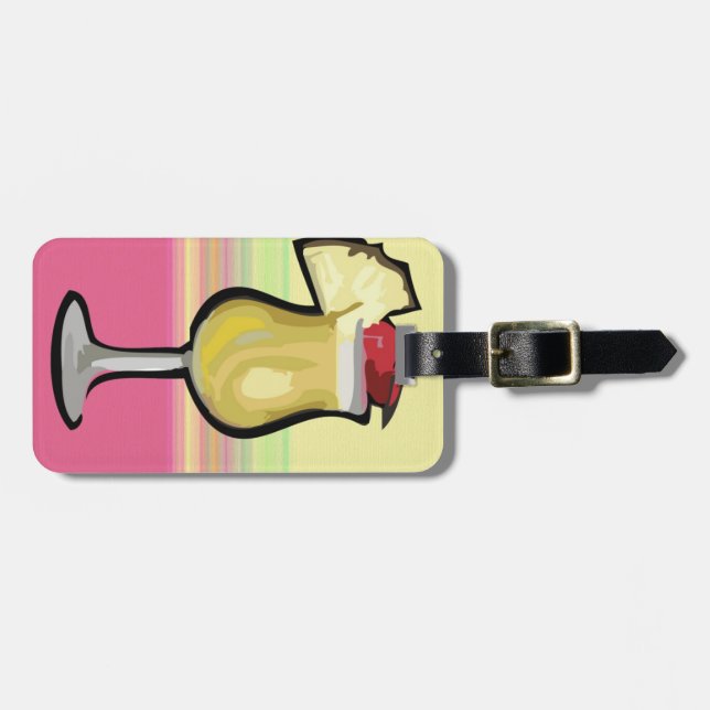 Boat Drink luggage tag (Front Horizontal)