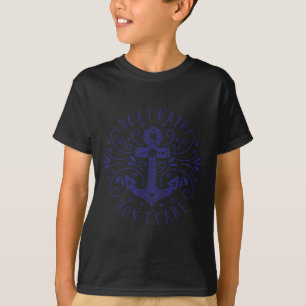 Boat Hair Dont Care Anchor Boating Sea Ocean Sayin T-Shirt