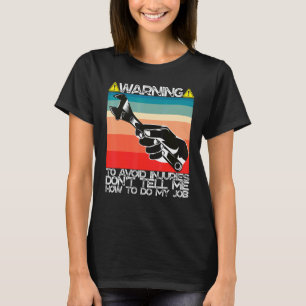 Boat Heavy Work Race Car Automotive Diesel Mechani T-Shirt
