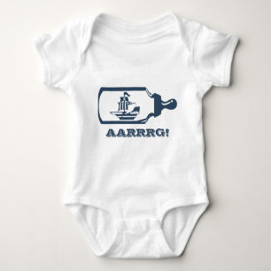 Boat in a Baby Bottle Baby Bodysuit