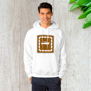 Boat Launch Area Symbol Sign Hoodie