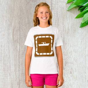Boat Launch Area Symbol Sign T-Shirt