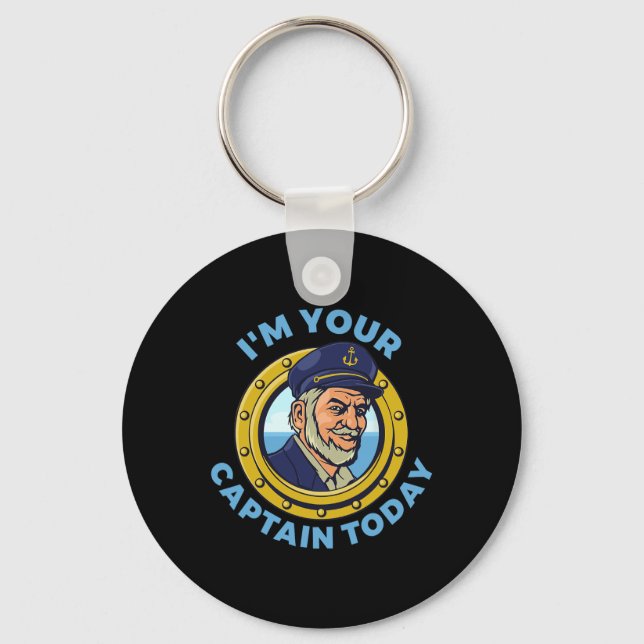 Boat Life Sailing Captain Boating Skipper Sailor S Key Ring (Front)