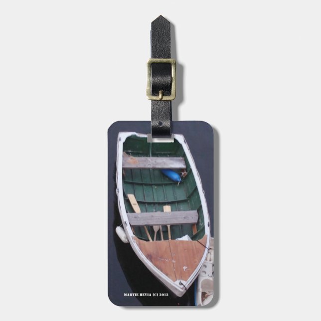 Boat Luggage Tag (Front Vertical)