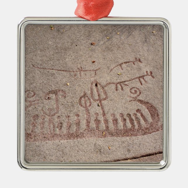 Boat Metal Tree Decoration (Front)