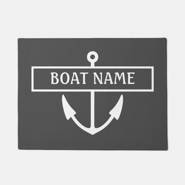 Boat Name Dock Mat (Front)
