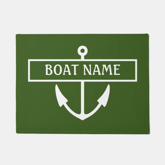 Boat Name Dock Mat (Front)
