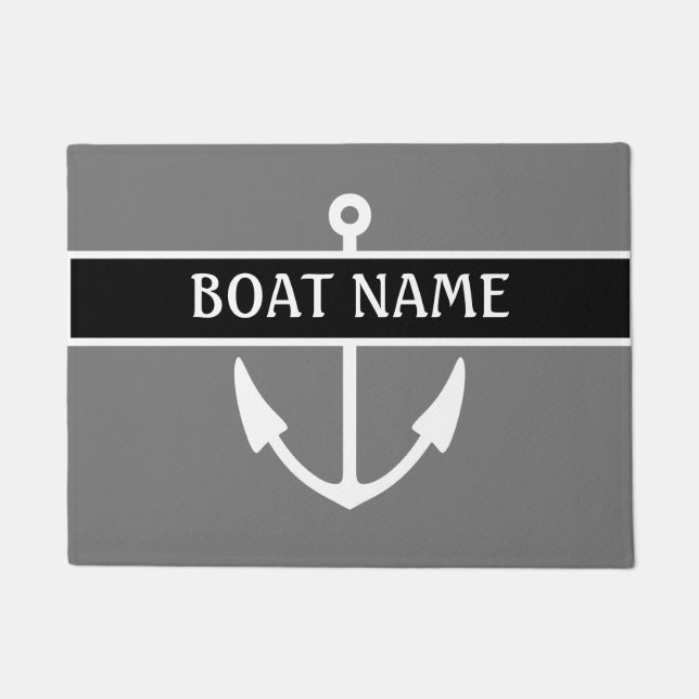 Boat Name Dock Mat (Front)