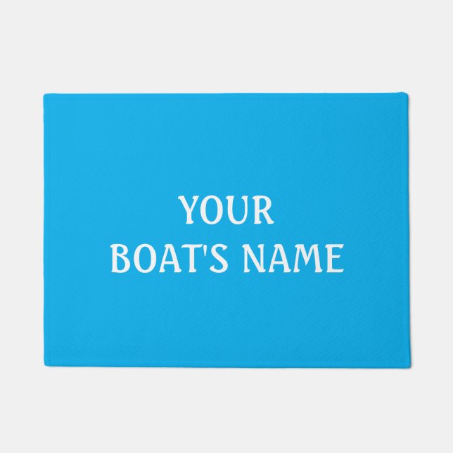 Boat Name Dock Mat (Front)