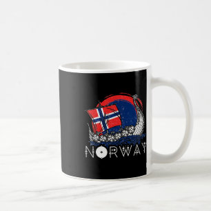 Boat Norwegian Flag Norway Viking Ship Pride Ocean Coffee Mug