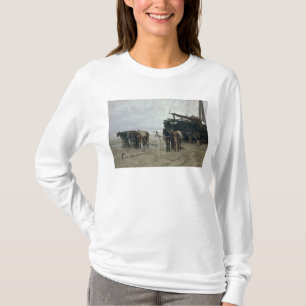Boat on the Beach at Scheveningen, 1876 T-Shirt