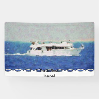 Boat painting banner