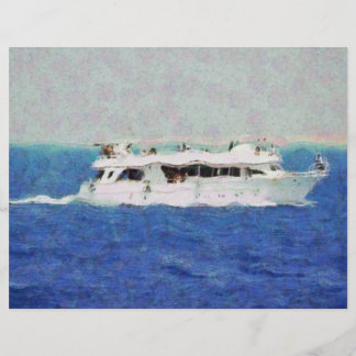 Boat painting flyer
