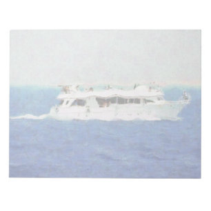 Boat painting notepad
