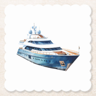 Boat Paper Coaster