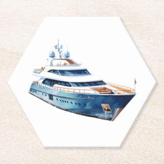 Boat Paper Coaster