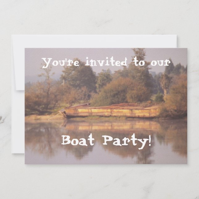 Boat Party Invitations (Front)