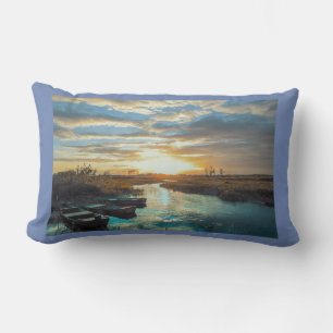 Boat Peaceful Fishing Swim Dive Destiny's Destiny Lumbar Cushion