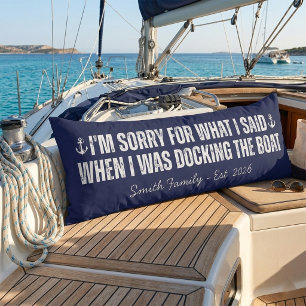 Boat Pillow Nautical Gift Personalized Name