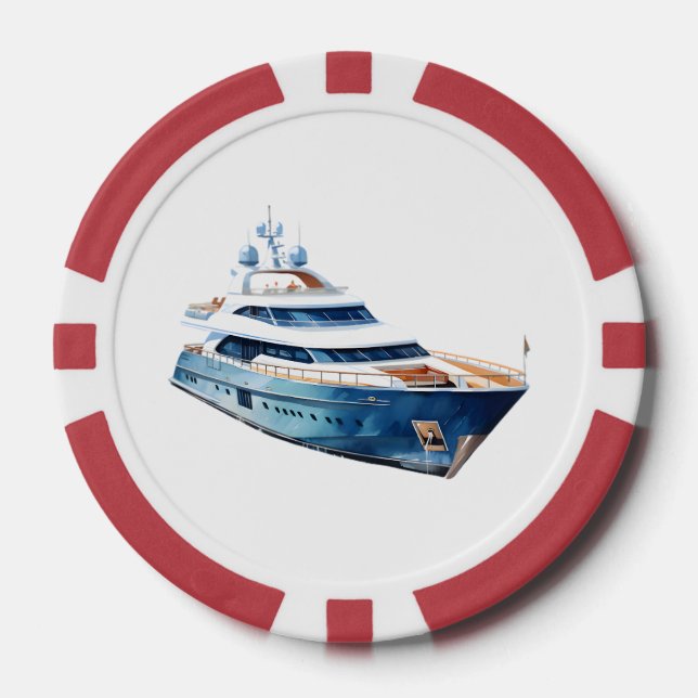 Boat Poker Chips (Front)