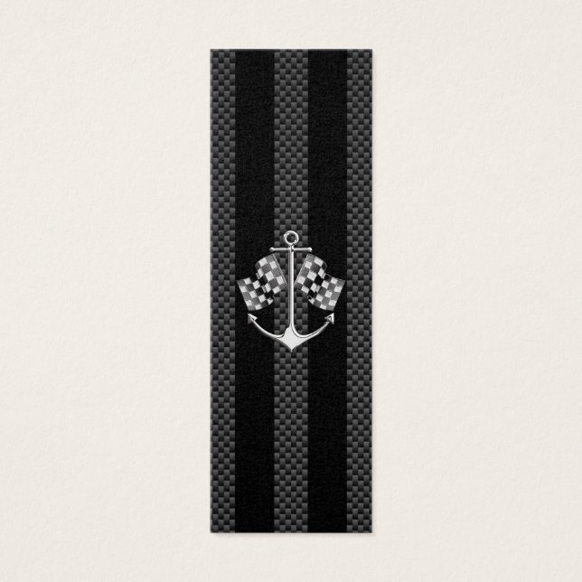 Boat Racing Nautical in Carbon Fiber Style (Front)