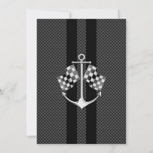 Boat Racing Nautical in Carbon Fibre Style