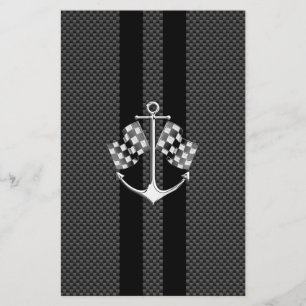 Boat Racing Nautical in Carbon Fibre Style Flyer