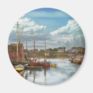 Boat - Rockport Mass - Motif Number One - 1906 Magnet