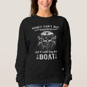 Boat Sailing Boat Captain's Hat Motorboat Sailing Sweatshirt