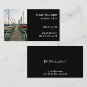 Boat Sales Marina Business Card