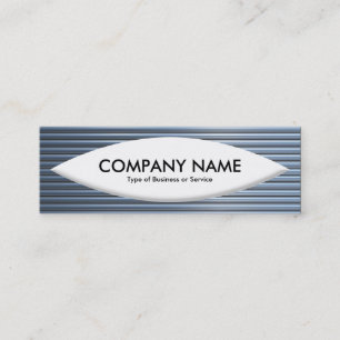 Boat Shape - Chrome Tubes Mini Business Card