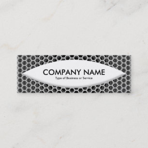 Boat Shape - Honeycomb Mini Business Card