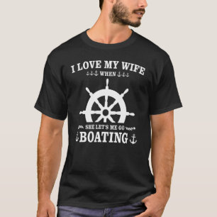 Boat sports boat sailing boat motor boat captain 4 T-Shirt