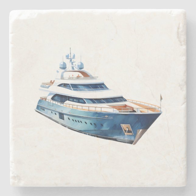 Boat Stone Coaster (Front)