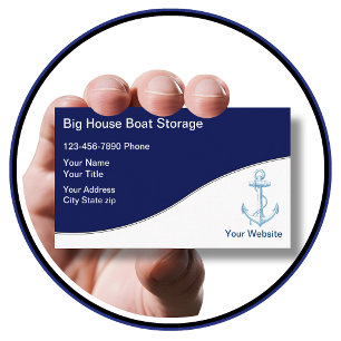 Boat Storage Business Cards
