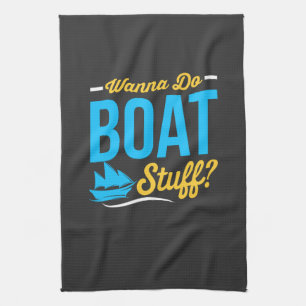 Boat Stuff Tea Towel