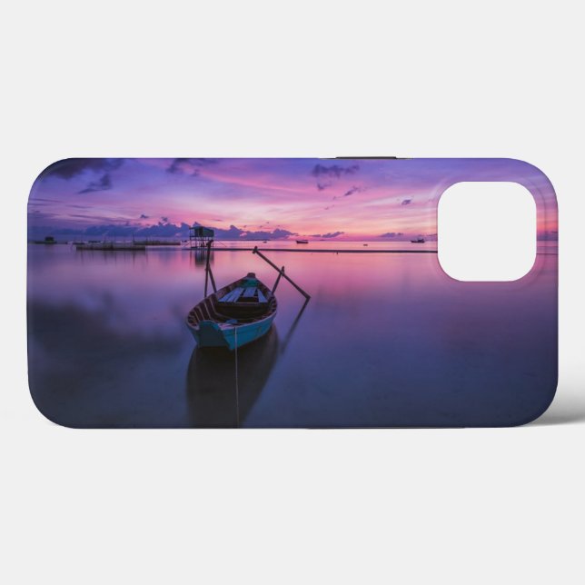 Boat Sunset Case-Mate iPhone Case (Back (Horizontal))