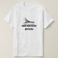 Boat with text Mon nouveau bateau
