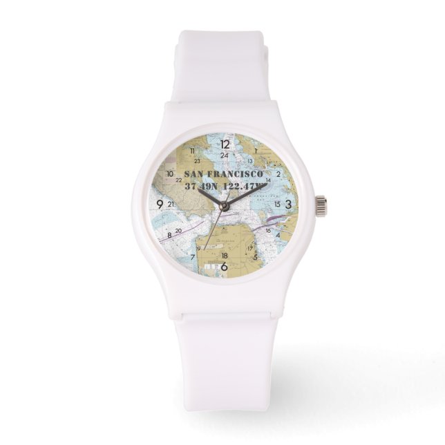 Boater's San Francisco Bay Nautical Chart Watch (Front)