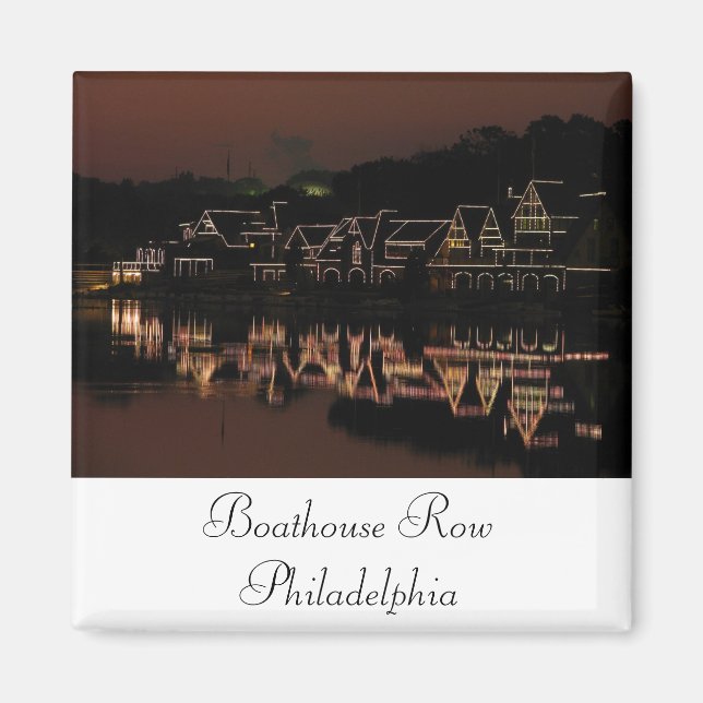 Boathouse Row Magnet (Front)